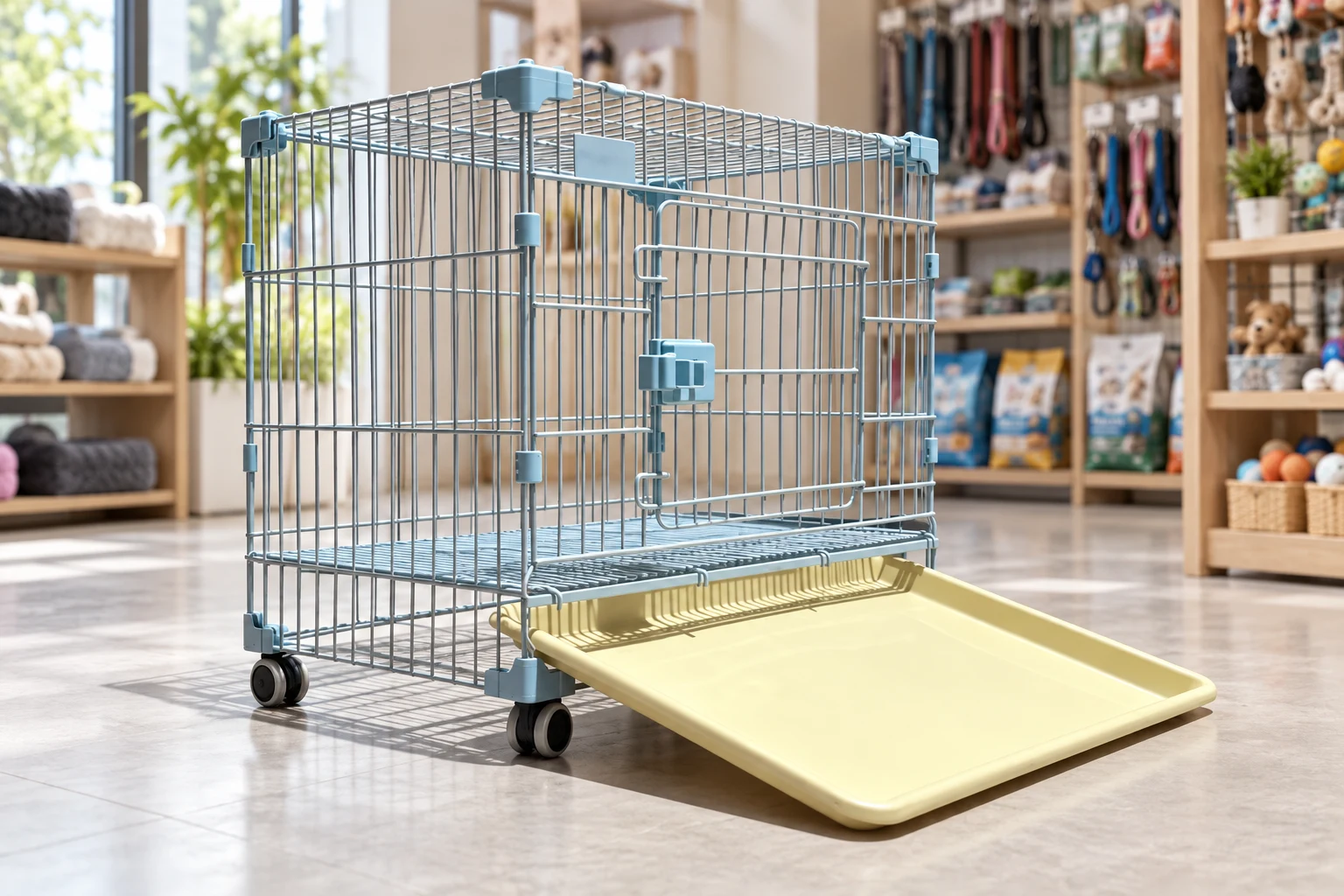 80 cm Swing-Door Dog Cage: A Retail Product Spotlight